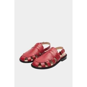 NEW CORDERA women's slingback loafer in red